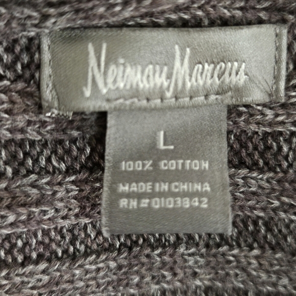 Neiman Marcus open cardigan 100% cotton size large - Picture 10 of 12